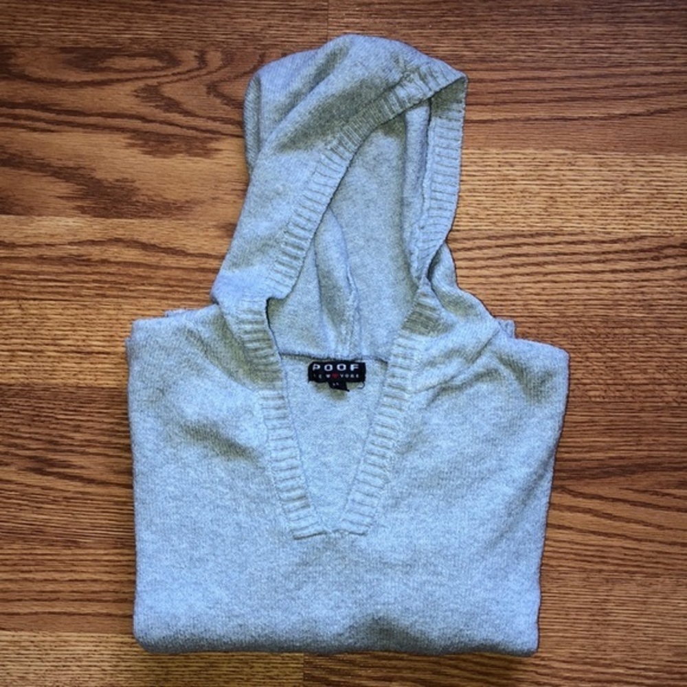 Hoodie cropped sweater